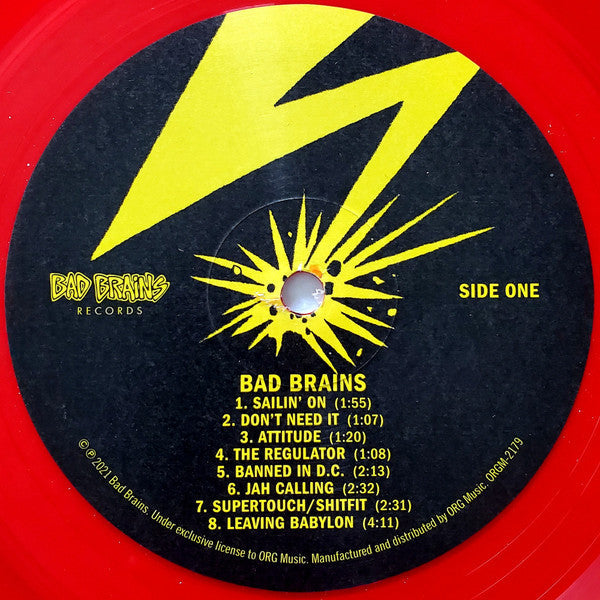 Bad Brains (RED VINYL) |-