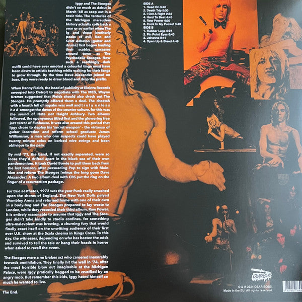 The Stooges - Keep Me Safe, Keep Me Sane (Rare Tracks 1972)(VINYL)*DISCOUNT COPY* | Mint (M)-