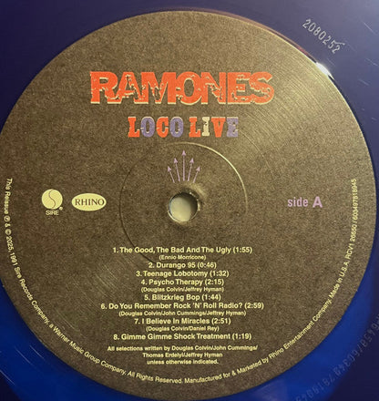 Ramones - Loco Live (RSD 2025)(2xCOLOR VINYL) | Mint (M) Mint (M)-