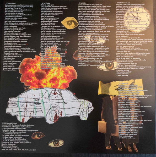 Mermaid Island - Mermaid Island (COLOR VINYL LP Anxious And Angry AA 054) | NEW-