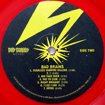 Bad Brains (RED VINYL) |-