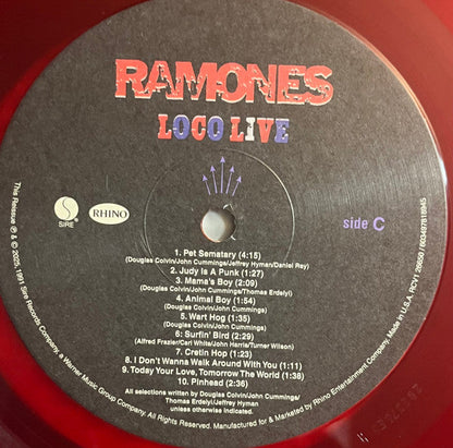 Ramones - Loco Live (RSD 2025)(2xCOLOR VINYL) | Mint (M) Mint (M)-