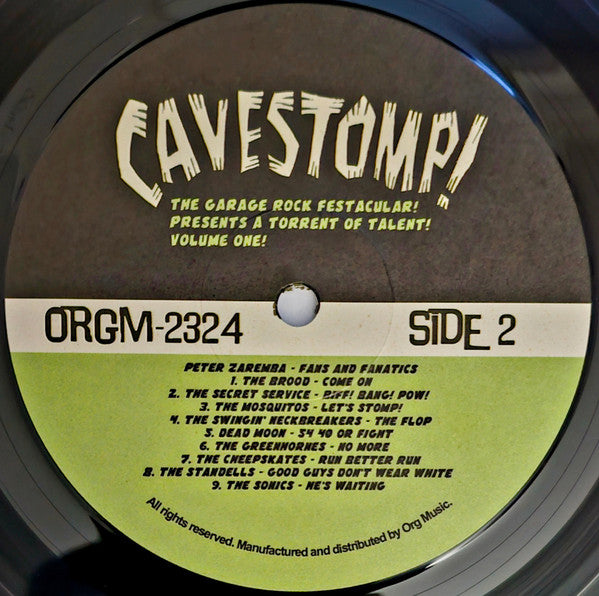 Various - Cavestomp! The Garage Rock Festacular! Presents A Torrent Of Talent! Volume One! | Mint (M) Mint (M)-