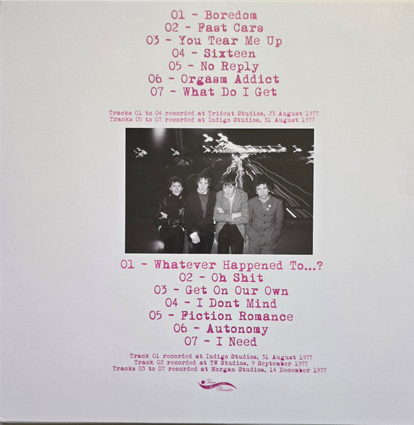 Buzzcocks - Oh Shit! (The "Another Music In A Different Kitchen" Demos 1977)(VINYL) | Mint (M) Mint (M)-