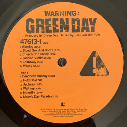 Warning: (VINYL) | Mint (M) Mint (M)-