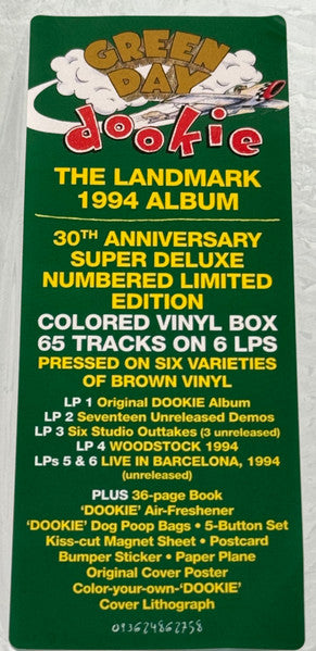 Green Day - Dookie: 30th Anniversary (IEX: MULTI COLOR / BOXSET) | Mint (M) Mint (M)-