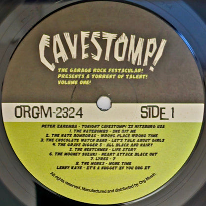 Various - Cavestomp! The Garage Rock Festacular! Presents A Torrent Of Talent! Volume One! | Mint (M) Mint (M)-