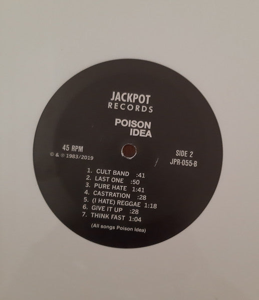 Poison Idea - Pick Your King E.P. (WHITE VINYL) | Mint (M) Mint (M)-