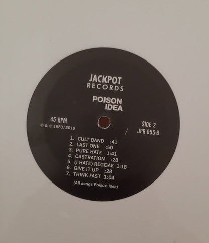 Poison Idea - Pick Your King E.P. (WHITE VINYL) | Mint (M) Mint (M)-