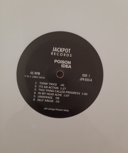 Poison Idea - Pick Your King E.P. (WHITE VINYL) | Mint (M) Mint (M)-