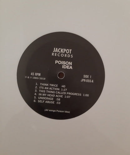 Poison Idea - Pick Your King E.P. (WHITE VINYL) | Mint (M) Mint (M)-