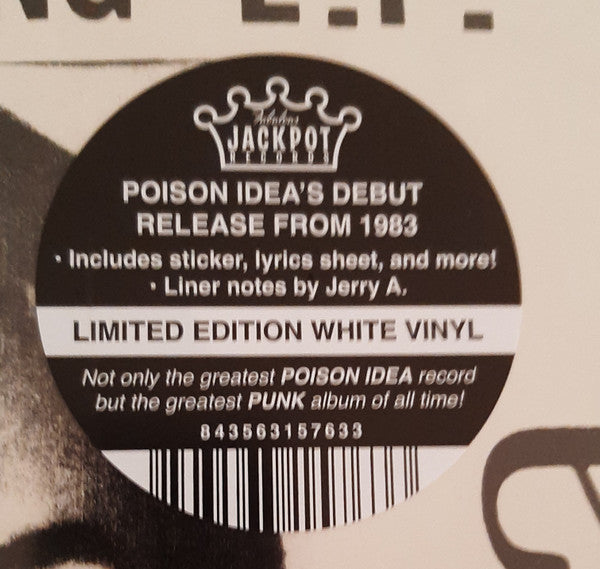 Poison Idea - Pick Your King E.P. (WHITE VINYL) | Mint (M) Mint (M)-