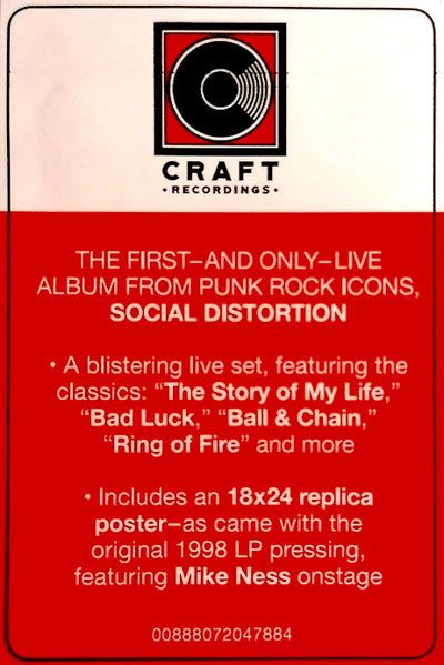 Social Distortion - Live At The Roxy | Mint (M) Mint (M)-