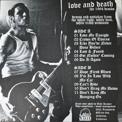 Social Distortion - Love And Death (The 1994 Demos)(VINYL LP) |-