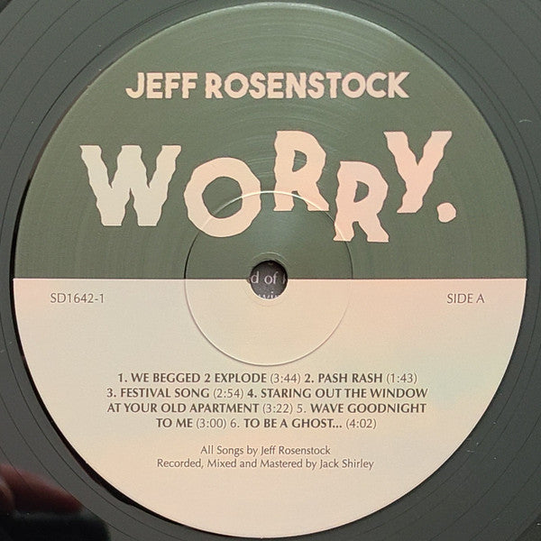 Worry. *DINGED* (VINYL) | Mint (M) Excellent (EX)-