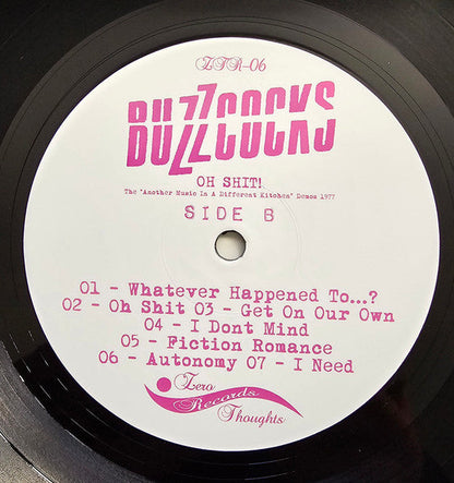 Buzzcocks - Oh Shit! (The "Another Music In A Different Kitchen" Demos 1977)(VINYL) | Mint (M) Mint (M)-