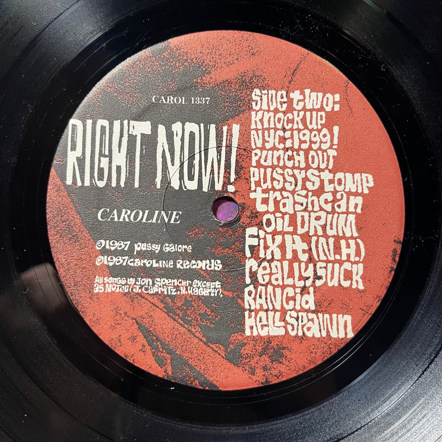 Pussy Galore (2) - Right Now! (VINYL) | Near Mint- (NM-) Excellent+ (EX+)--