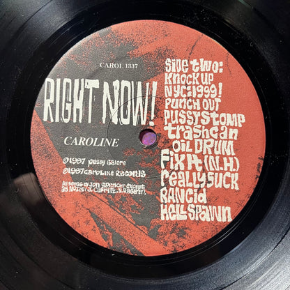Pussy Galore (2) - Right Now! (VINYL) | Near Mint- (NM-) Excellent+ (EX+)--