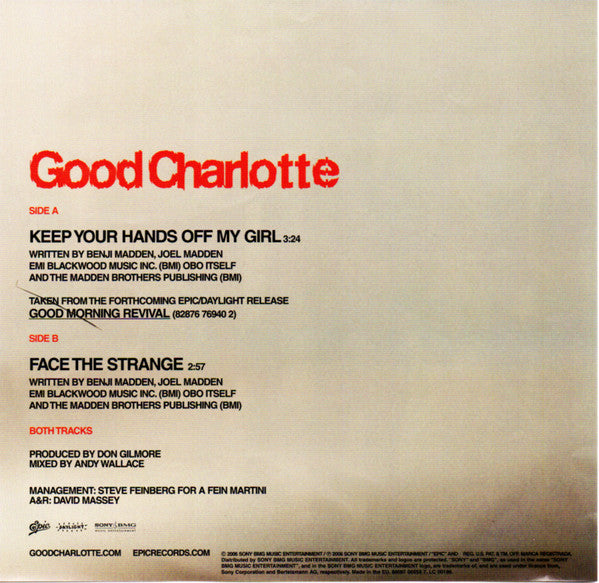 Keep Your Hands Off My Girl (7") | Near Mint (NM) Near Mint (NM)--