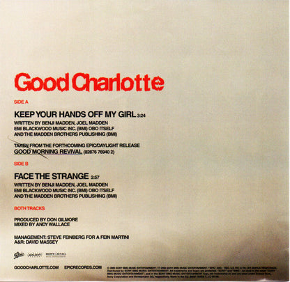 Keep Your Hands Off My Girl (7") | Near Mint (NM) Near Mint (NM)--
