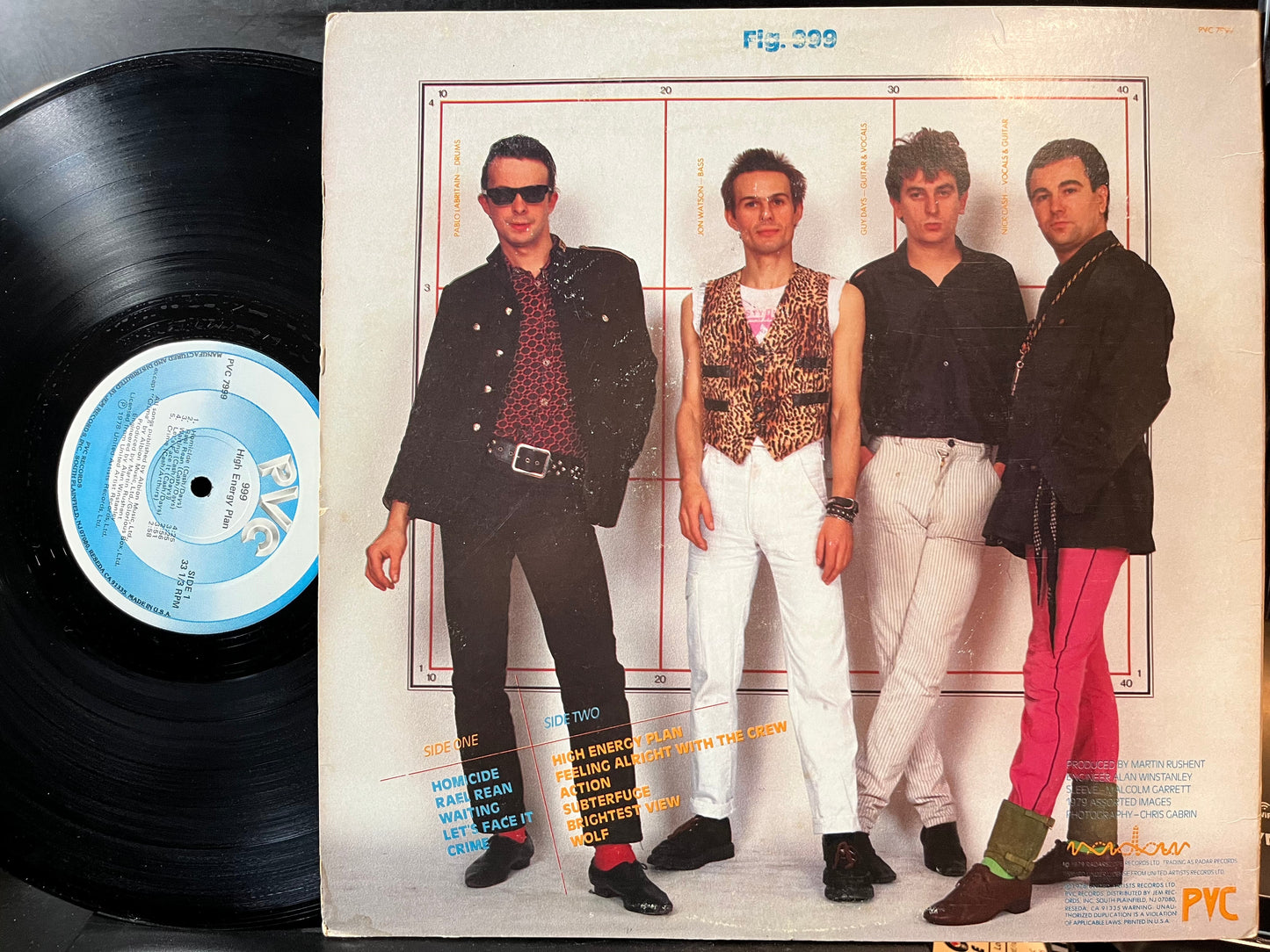999 - High Energy Plan (VINYL) | Near Mint (NM) Very Good Plus (VG+)-