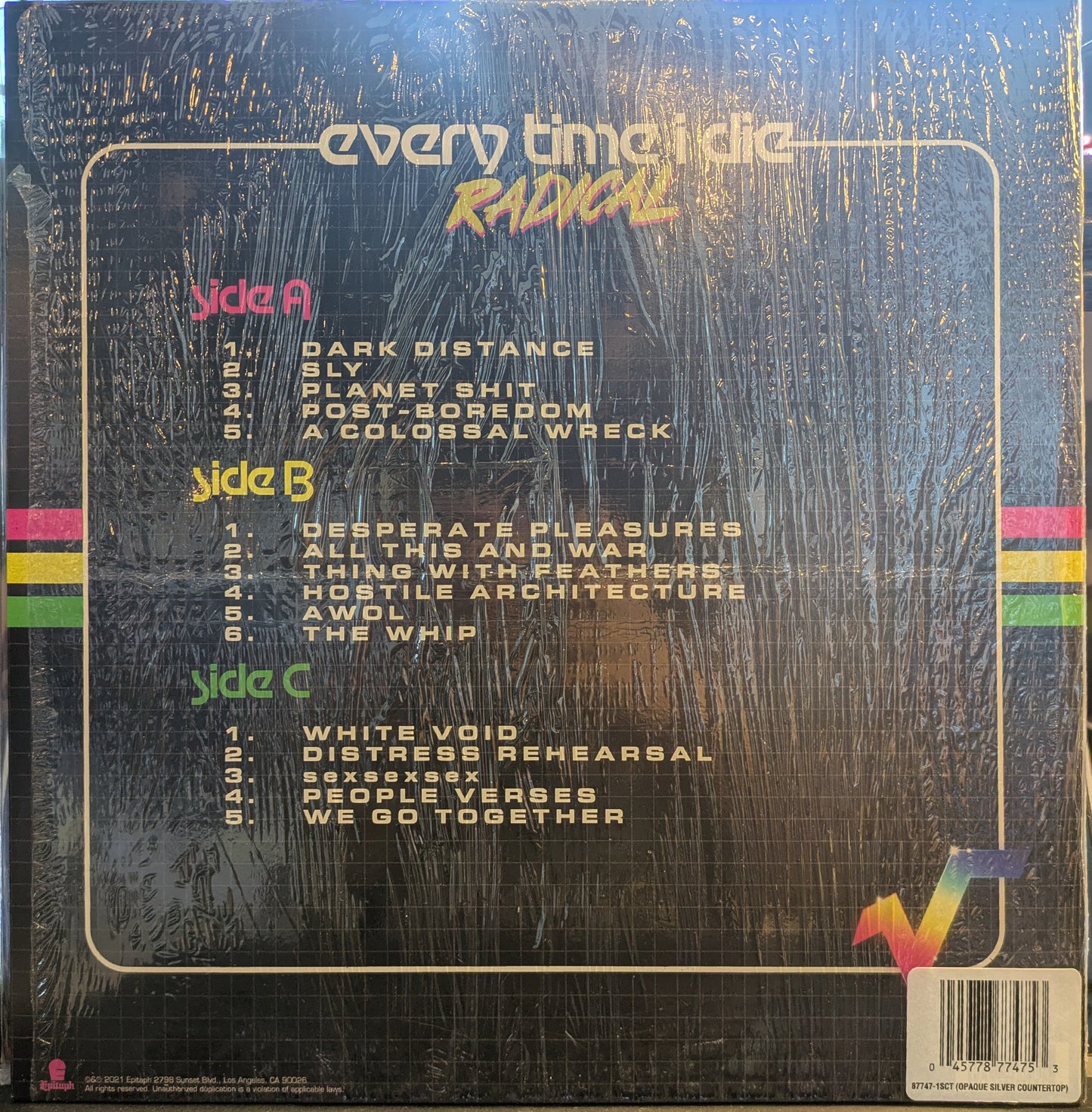 Every Time I Die - Radical (OPAQUE SILVER VINYL) | Near Mint (NM or M-)--