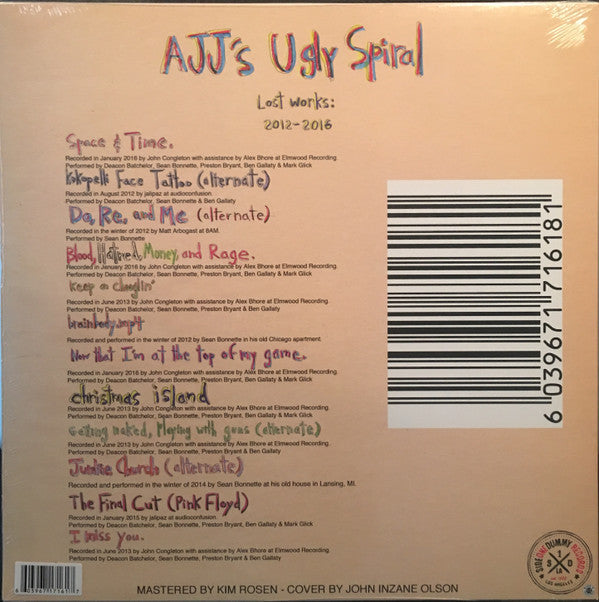 AJJ - AJJ's Ugly Spiral: Lost Works 2012-2016 *CLEAR* | Near Mint (NM) Near Mint (NM)--
