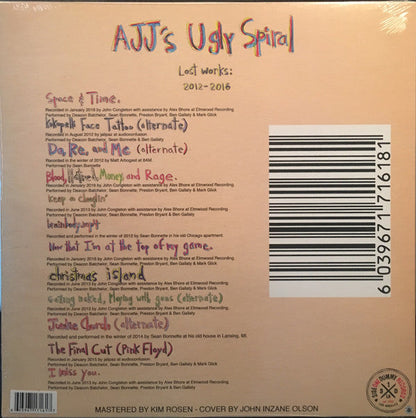AJJ - AJJ's Ugly Spiral: Lost Works 2012-2016 *CLEAR* | Near Mint (NM) Near Mint (NM)--