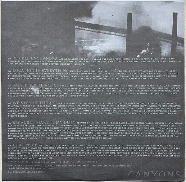 Canyons (3) - Canyons / Creeper (VINYL) | Near Mint (NM or M-)--