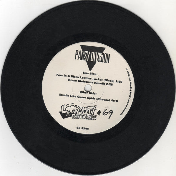 Pansy Division - Fem In A Black Leather Jacket (7" VINYL) |-