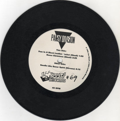 Pansy Division - Fem In A Black Leather Jacket (7" VINYL) |-