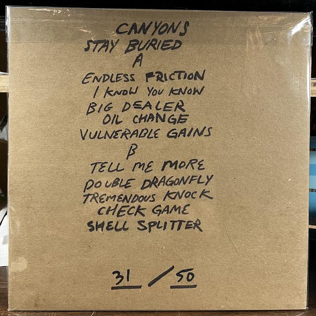 Canyons (3) - Stay Buried (GOLD FLAKE COLOR VINYL) | Near Mint (NM or M-) Mint (M)--