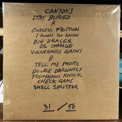 Canyons (3) - Stay Buried (GOLD FLAKE COLOR VINYL) | Near Mint (NM or M-) Mint (M)--