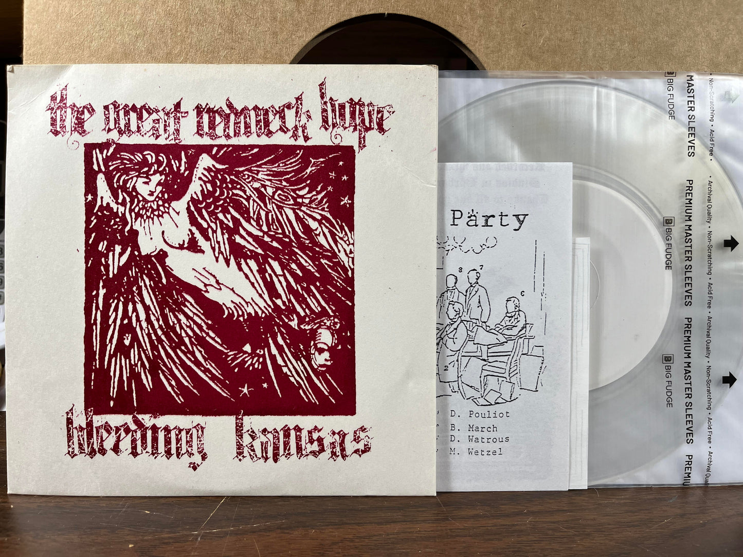 The Great Redneck Hope - Split 7" (CLEAR 7" VINYL) | Near Mint (NM or M-) Excellent+ (EX+)--