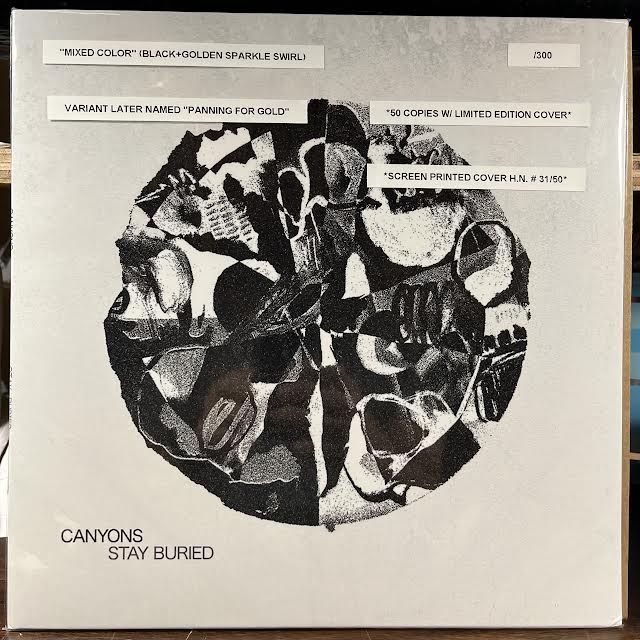 Canyons (3) - Stay Buried (GOLD FLAKE COLOR VINYL) | Near Mint (NM or M-) Mint (M)--