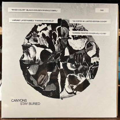 Canyons (3) - Stay Buried (GOLD FLAKE COLOR VINYL) | Near Mint (NM or M-) Mint (M)--