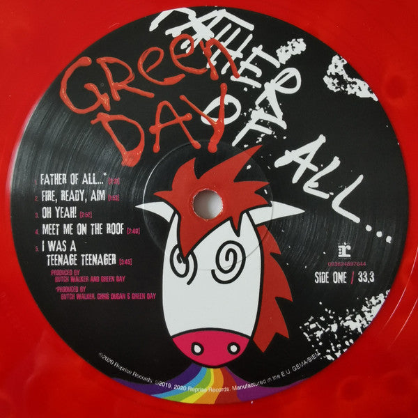 Green Day - Father Of All... (CLOUDY RED VINYL) | Near Mint (NM or M-)--