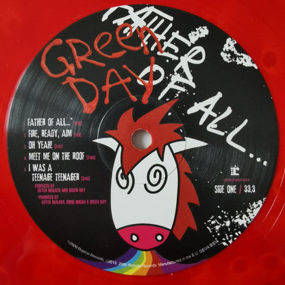 Green Day - Father Of All... (CLOUDY RED VINYL) | Near Mint (NM or M-)--
