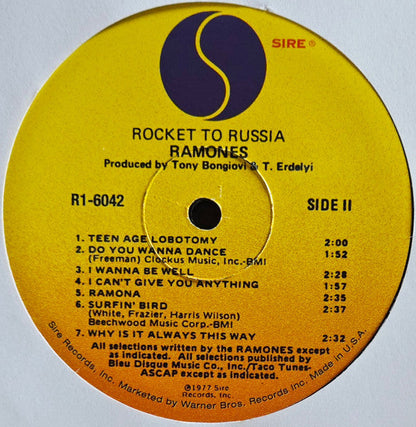 Ramones - Rocket To Russia (180G VINYL LP RHINO R1 6042 2011) | Near Mint (NM or M-) Near Mint (NM)--