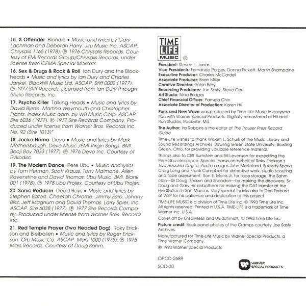 Sounds Of The Seventies - Punk And New Wave (CD) | Near Mint (NM) Near Mint (NM)-