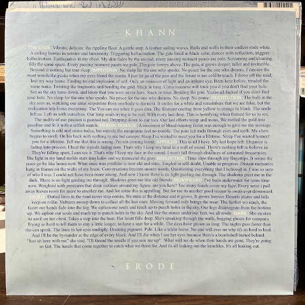Khann - Erode (RED VINYL) | Near Mint (NM or M-) Mint (M)--