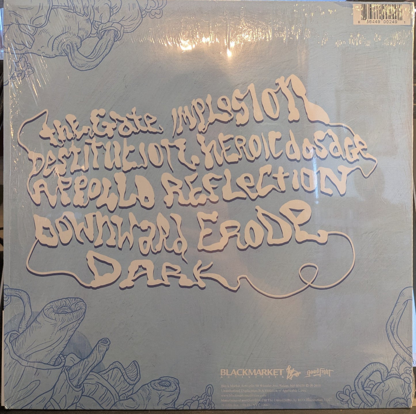 Khann - Erode (BLUE MARBLED VINYL) | Near Mint (NM or M-)--