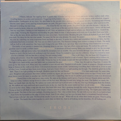 Khann - Erode (BLUE MARBLED VINYL) | Near Mint (NM or M-)--