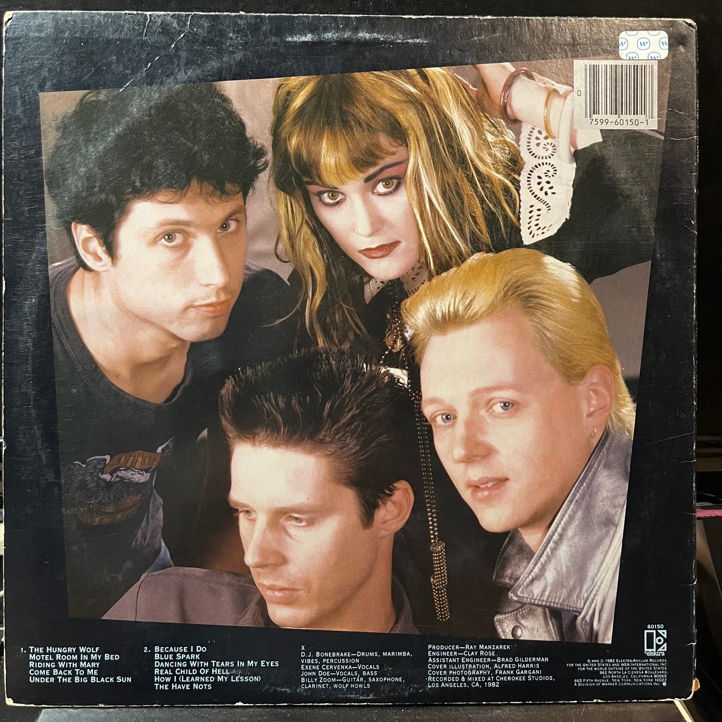X - Under The Big Black Sun (VINYL LP ELEKTRA 60150 1982) | Very Good Plus (VG+) Very Good Plus (VG+)--