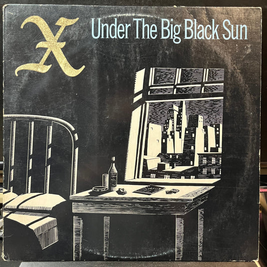 X - Under The Big Black Sun (VINYL LP ELEKTRA 60150 1982) | Very Good Plus (VG+) Very Good Plus (VG+)--