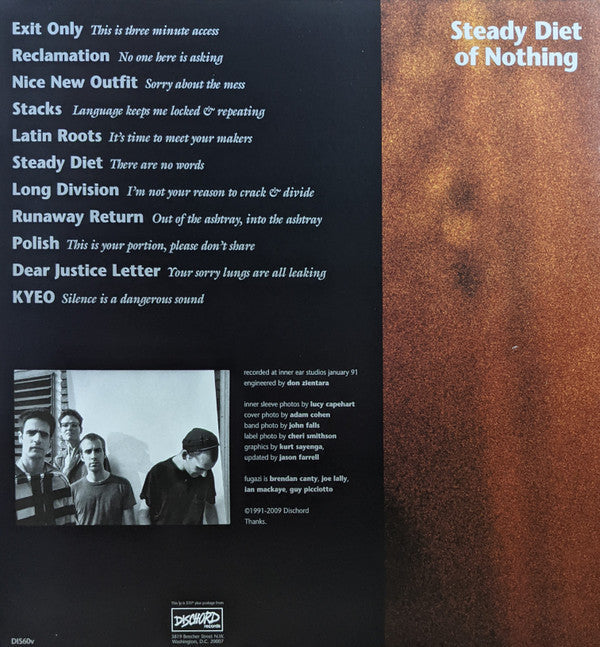 Fugazi - Steady Diet Of Nothing | Mint (M) Mint (M)-