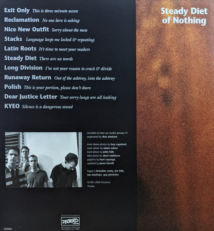Fugazi - Steady Diet Of Nothing | Mint (M) Mint (M)-