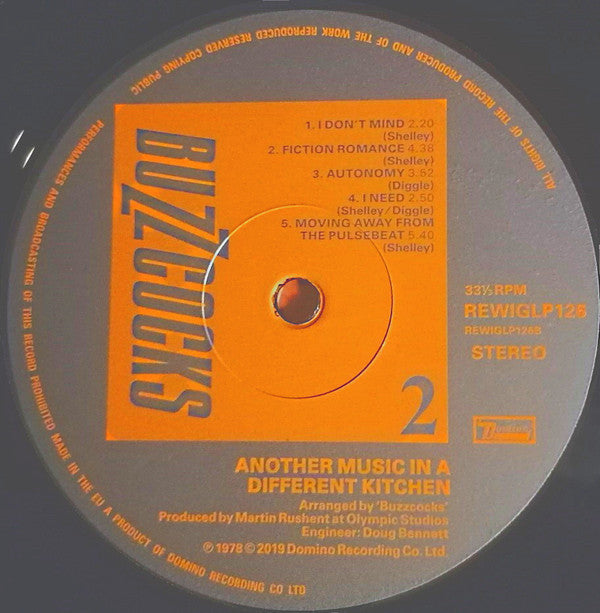 Buzzcocks - Another Music In A Different Kitchen | Mint (M) Mint (M)-