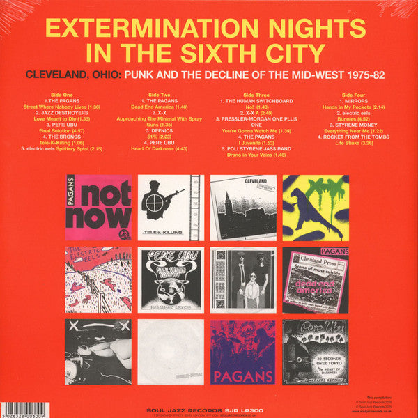 Punk 45: Extermination Nights In The Sixth City! Cleveland, Ohio : Punk And The Decline Of The Mid West 1975 - 82 | Mint (M) Mint (M)-