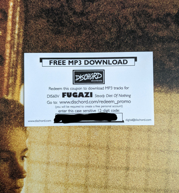 Fugazi - Steady Diet Of Nothing | Mint (M) Mint (M)-